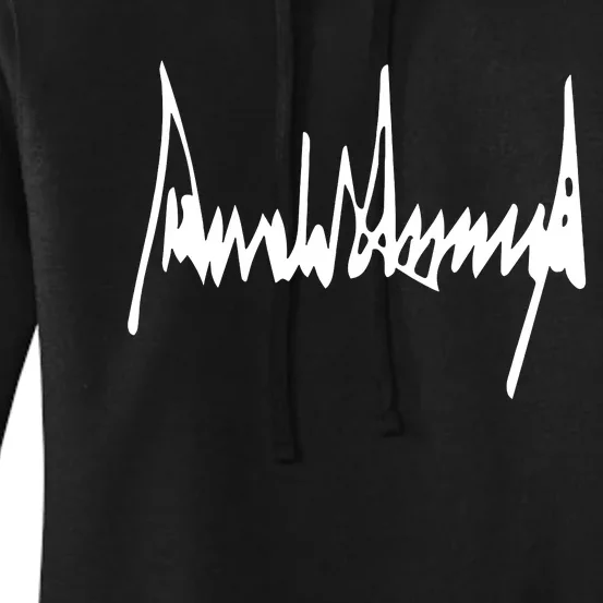 Donald Trump Signature America Country Usa Presidents Day Women's Pullover Hoodie