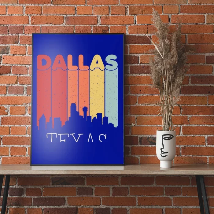 Dallas Texas Skyline Cityscape Great Gift Poster