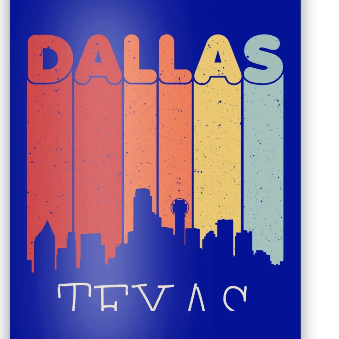 Dallas Texas Skyline Cityscape Great Gift Poster