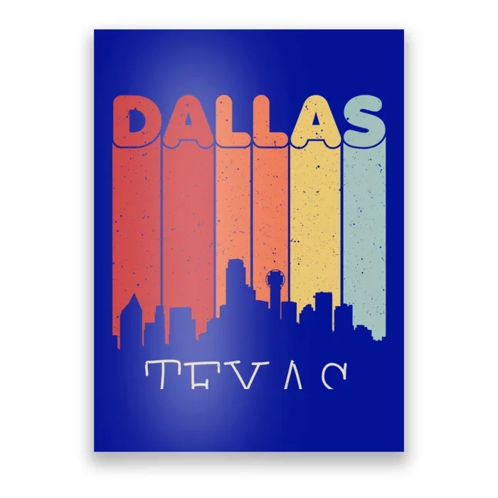 Dallas Texas Skyline Cityscape Great Gift Poster