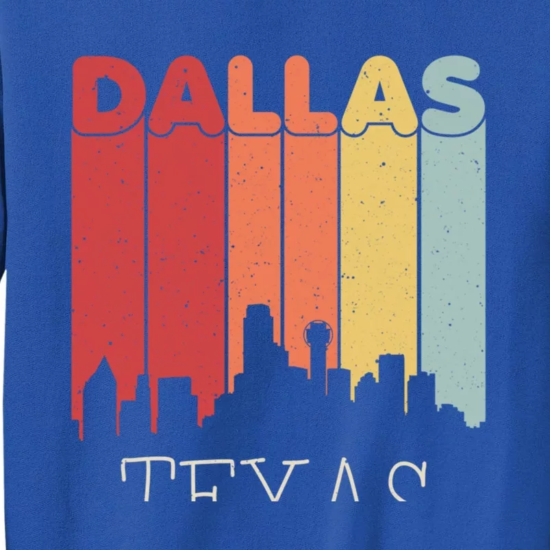 Dallas Texas Skyline Cityscape Great Gift Tall Sweatshirt