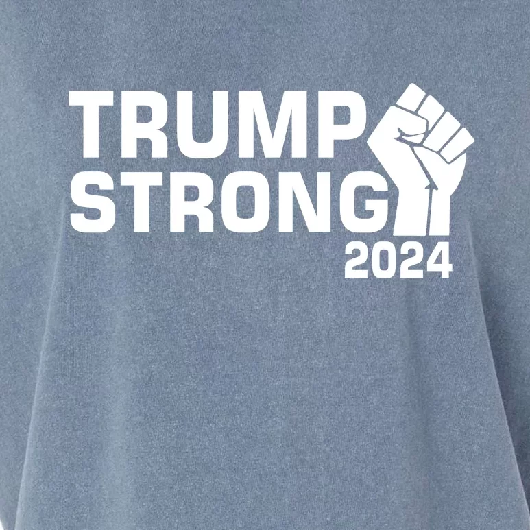 Donald Trump Strong 2024 Garment-Dyed Women's Muscle Tee