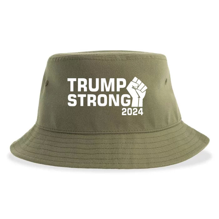 Donald Trump Strong 2024 Sustainable Bucket Hat