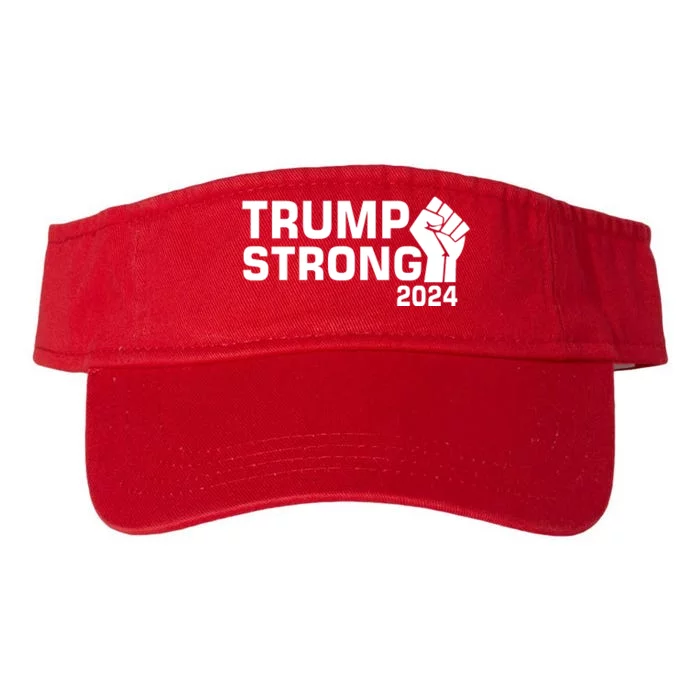 Donald Trump Strong 2024 Valucap Bio-Washed Visor