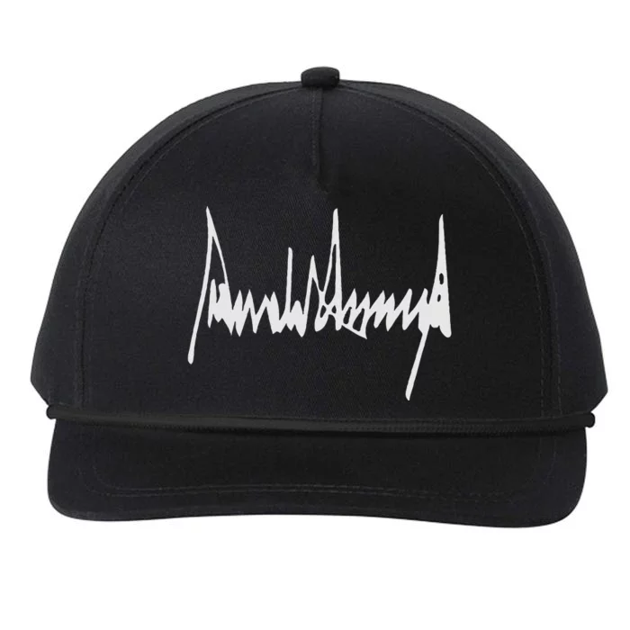 Donald Trump Signature America Country Usa Presidents Day Snapback Five-Panel Rope Hat