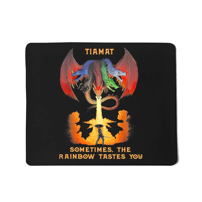 Dragon Tiamat Sometimes The Rainbow Tastes You Mousepad