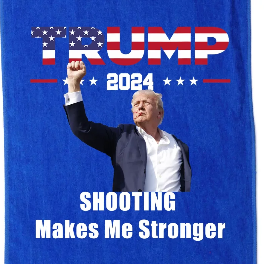 Donald Trump Shooting Makes Me Stronger Platinum Collection Golf Towel