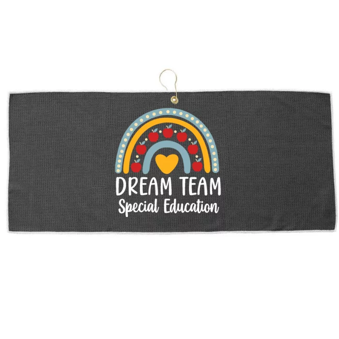 Dream Team Special Education Squad Special Education Teacher Large Microfiber Waffle Golf Towel