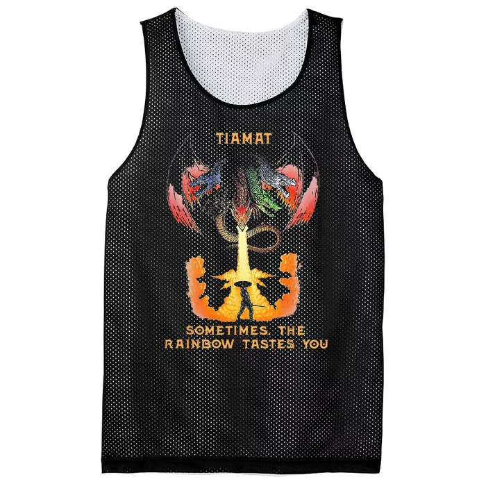 Dragon Tiamat Sometimes The Rainbow Tastes You Mesh Reversible Basketball Jersey Tank