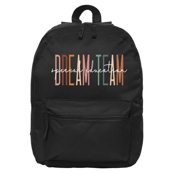 Dream Team Special Education Squad Special Education Teacher 16 in Basic Backpack