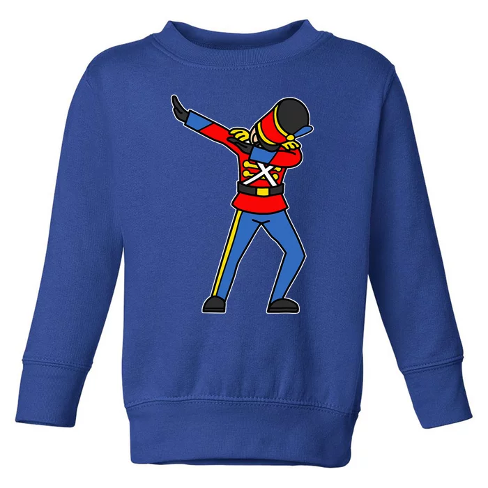 Dabbing Toy Soldier Nutcracker Christmas Toddler Sweatshirt