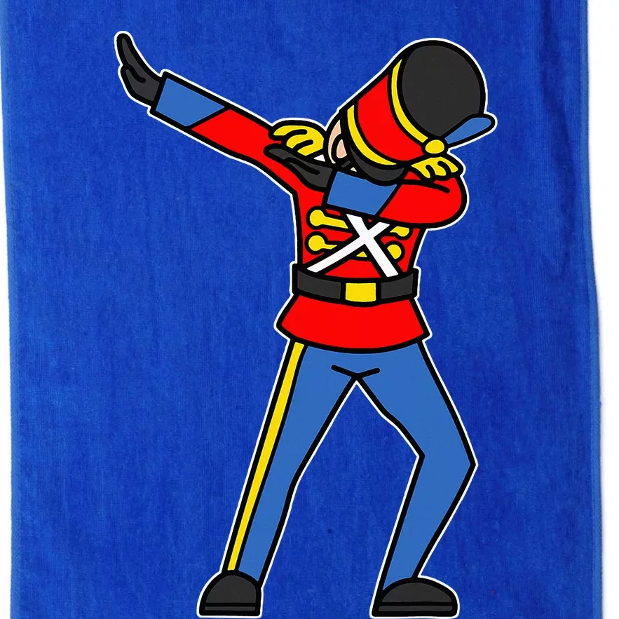 Dabbing Toy Soldier Nutcracker Christmas Platinum Collection Golf Towel