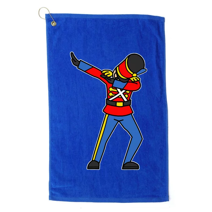 Dabbing Toy Soldier Nutcracker Christmas Platinum Collection Golf Towel