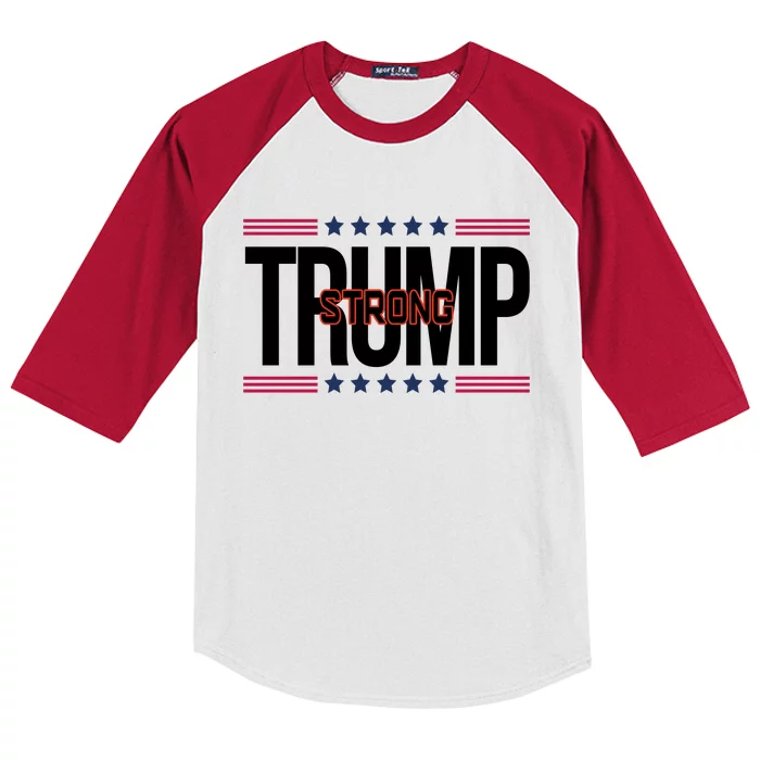 Donald Trump Strong Kids Colorblock Raglan Jersey