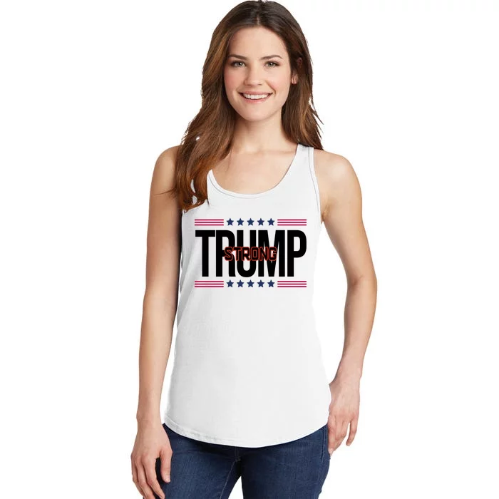 Donald Trump Strong Ladies Essential Tank