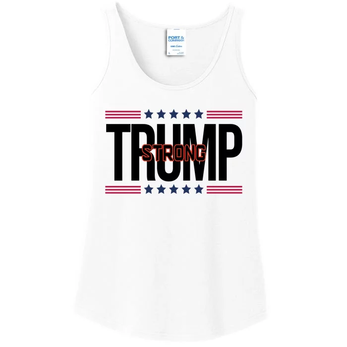 Donald Trump Strong Ladies Essential Tank