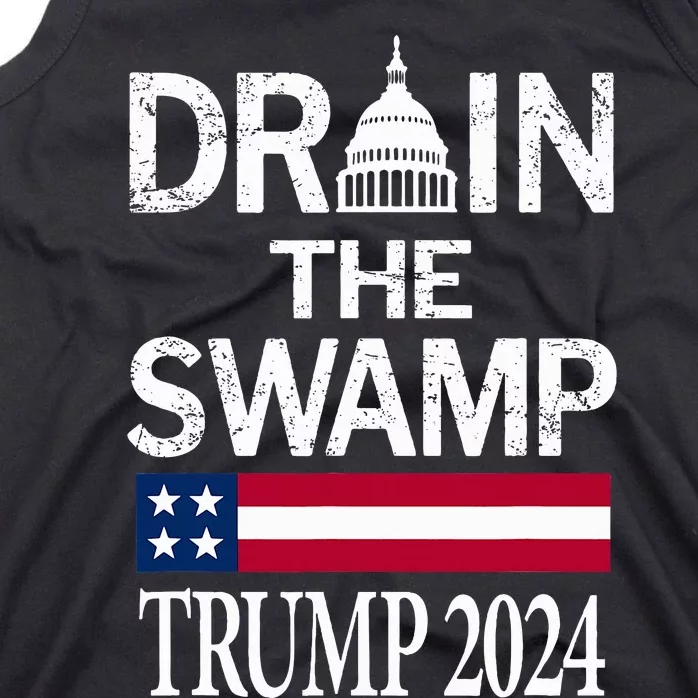 Drain The Swamp Trump 2024 Tank Top