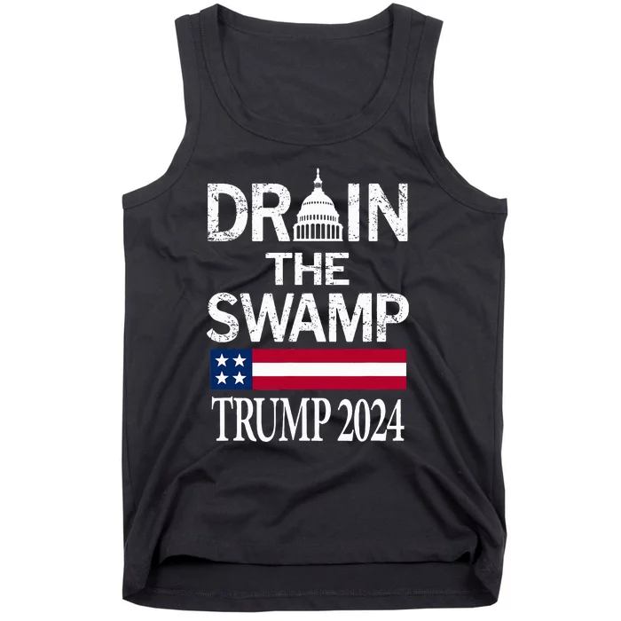 Drain The Swamp Trump 2024 Tank Top