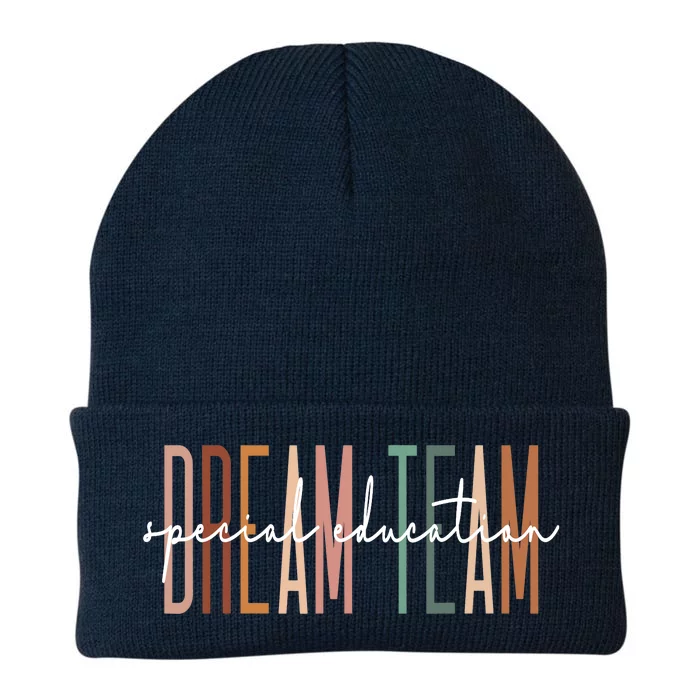 Dream Team Special Education Squad Special Education Teacher Knit Cap Winter Beanie