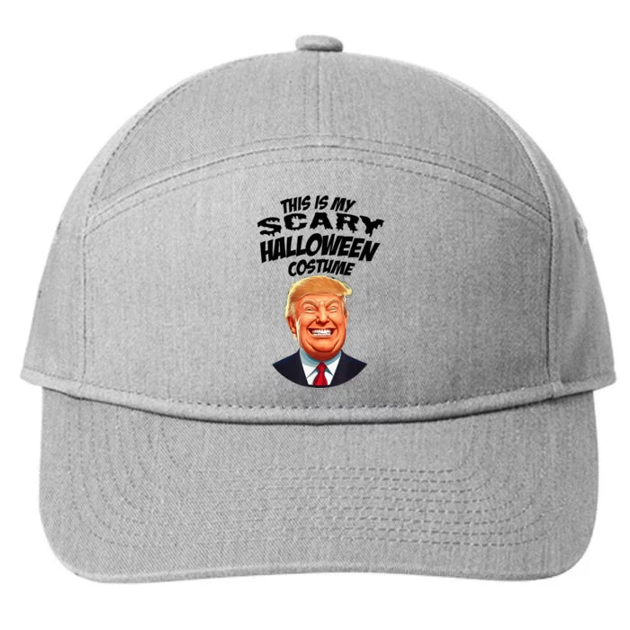 Donald Trump Scary Halloween Gag President Costume Gag 7-Panel Snapback Hat