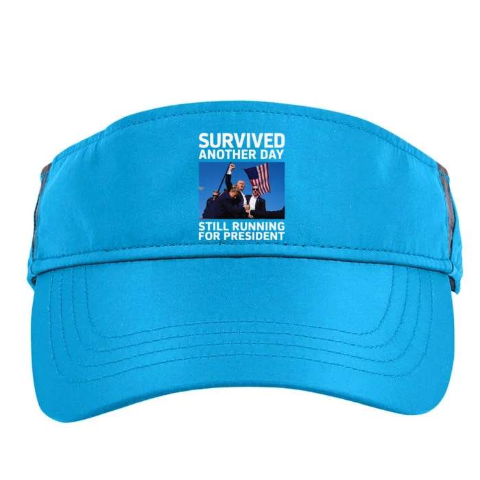 Donald Trump Survived Another Day Running For President Adult Drive Performance Visor