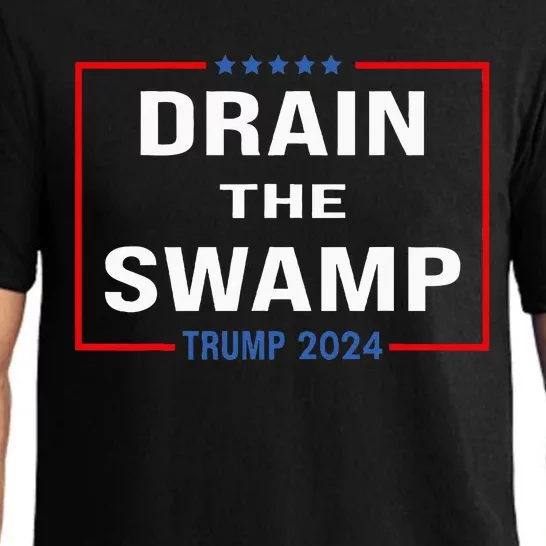 Drain The Swamp Donald Trump 2024 Pajama Set