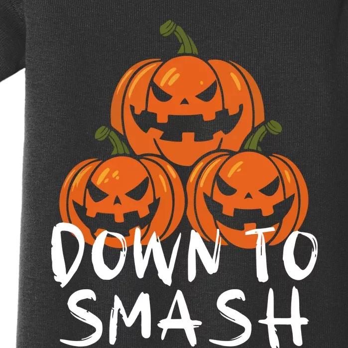 Down To Smash Pumpkin Halloween Baby Bodysuit