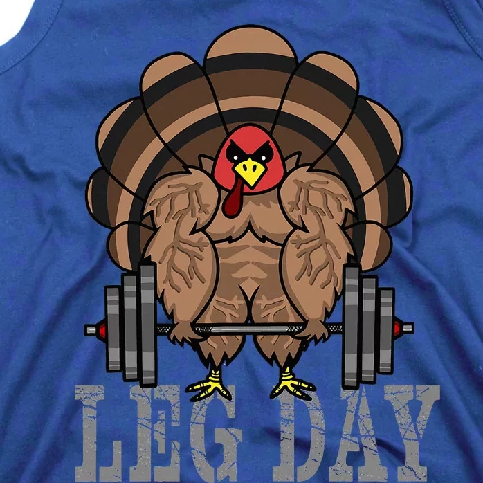 Deadlifting Turkey Thanksgiving Leg Day Deadlift Tank Top