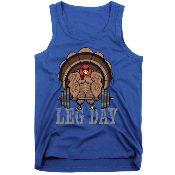 Deadlifting Turkey Thanksgiving Leg Day Deadlift Tank Top