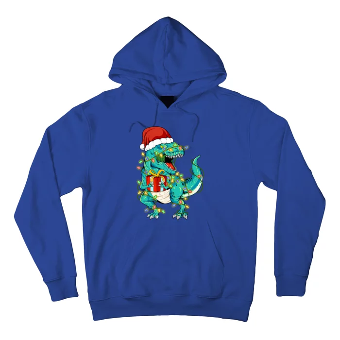 Dinosaur Trex Tree Christmas Sweater Xmas Pet Dino Trex Meaningful Gift Hoodie