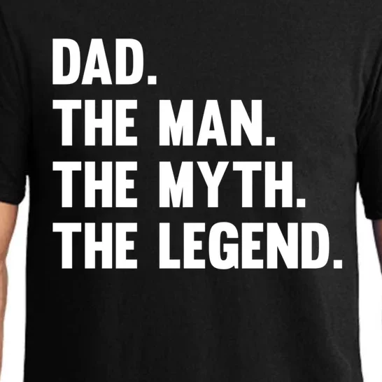 Dad The The Myth The Legend Fathers Day Designs Gift Pajama Set