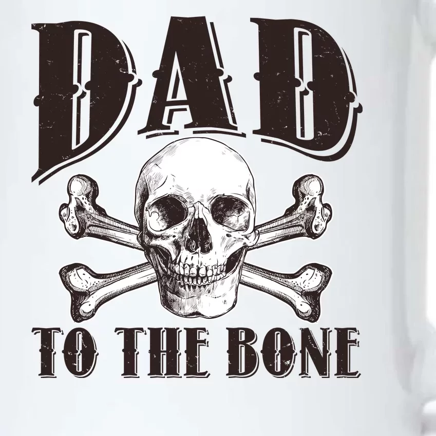 Dad To The Bone Black Color Changing Mug