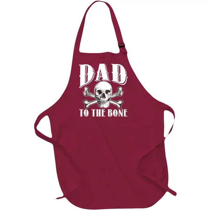 Dad To The Bone Full-Length Apron With Pocket