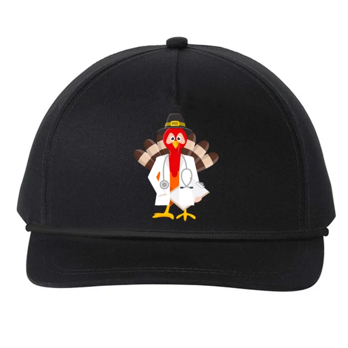 Doctor Thanksgiving Turkey To Wear At The Hospital Gift Snapback Five-Panel Rope Hat