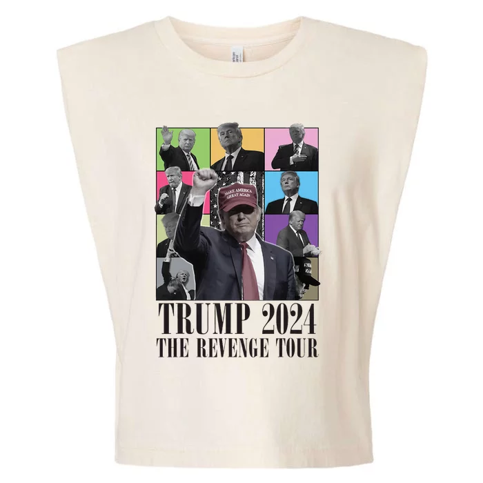 Donald Trump The Revenge 2024 Garment-Dyed Women's Muscle Tee