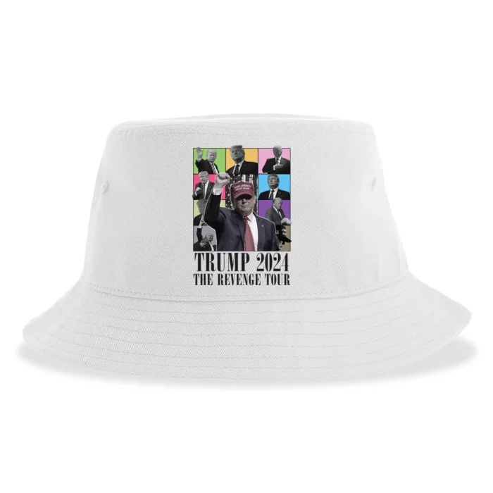 Donald Trump The Revenge 2024 Sustainable Bucket Hat