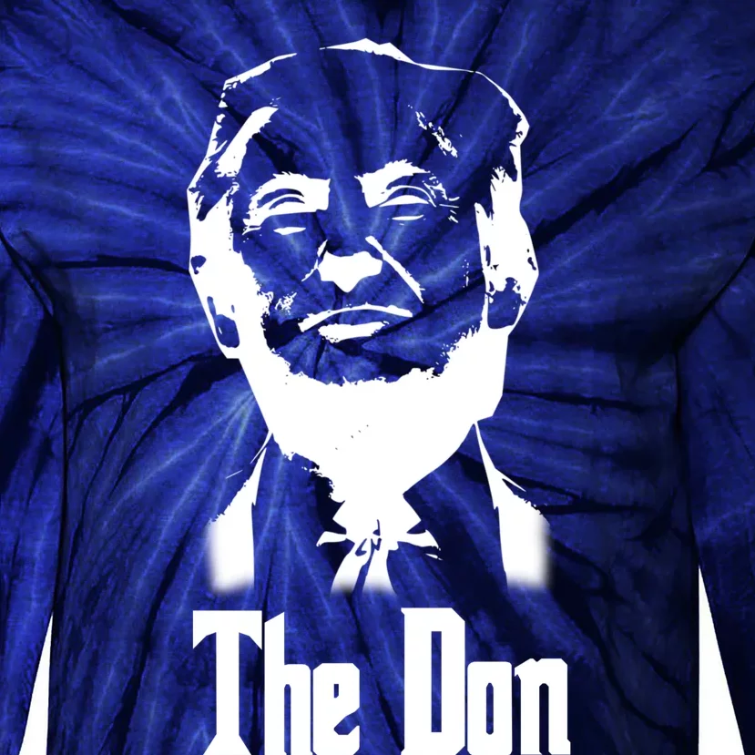 Donald Trump The Don Godfather Tie-Dye Long Sleeve Shirt