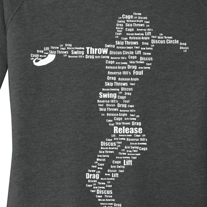 Discus Thrower Technique Athletic  Discus Throwing Women's Perfect Tri Tunic Long Sleeve Shirt