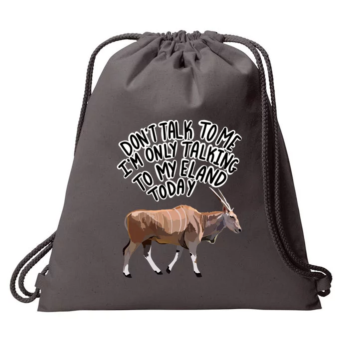 Don’T Talk To Me Drawstring Bag