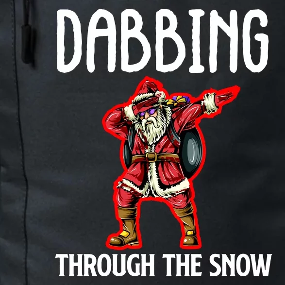 Dabbing Through The Snow Funny Santa Claus Dancing Daily Commute Backpack