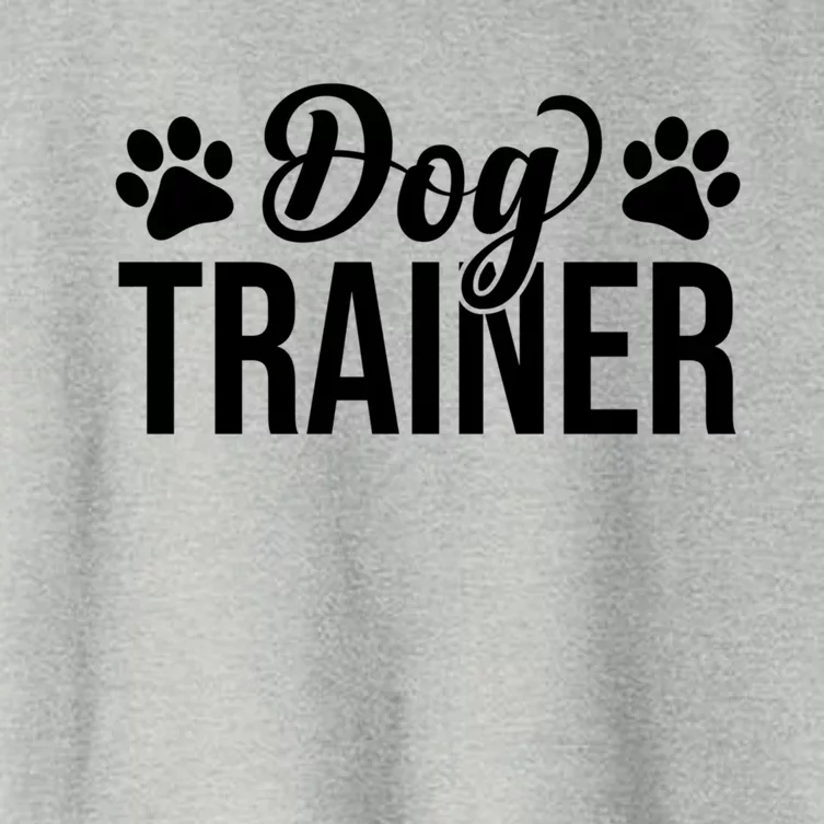 Dog Trainer Training Dogs Dog Trainer Funny Dog Trainer Meaningful Gift Women's Crop Top Tee