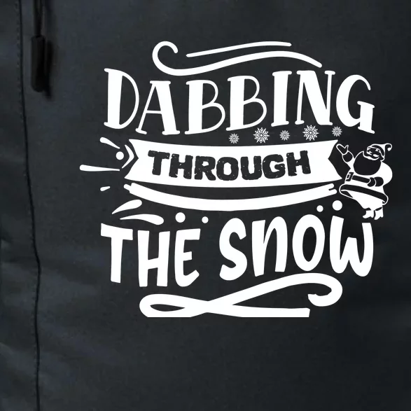 Dabbing Through The Snow Santa Claus Daily Commute Backpack