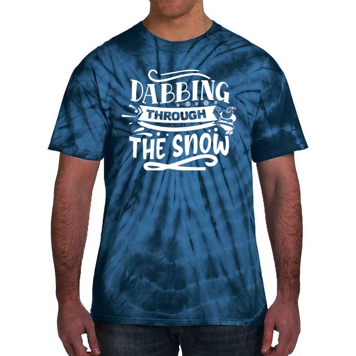 Dabbing Through The Snow Santa Claus Tie-Dye T-Shirt