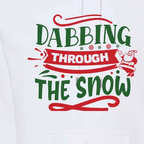 Dabbing Through The Snow Santa Claus Premium Hoodie