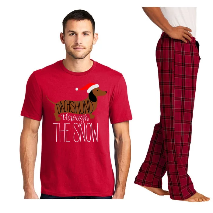 Dachshund Through The Snow Pajama Set