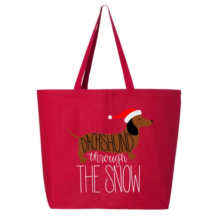 Dachshund Through The Snow 25L Jumbo Tote