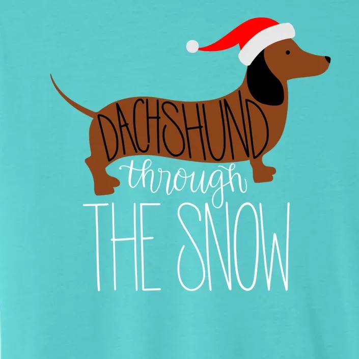 Dachshund Through The Snow ChromaSoft Performance T-Shirt