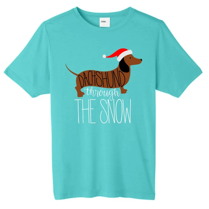 Dachshund Through The Snow ChromaSoft Performance T-Shirt