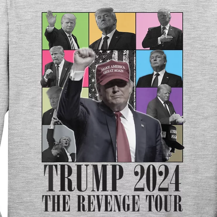 Donald Trump The Revenge 2024 Tall Long Sleeve T-Shirt