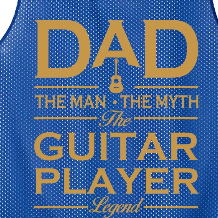 Dad The The Myth The Guitar Legend Gift Mesh Reversible Basketball Jersey Tank